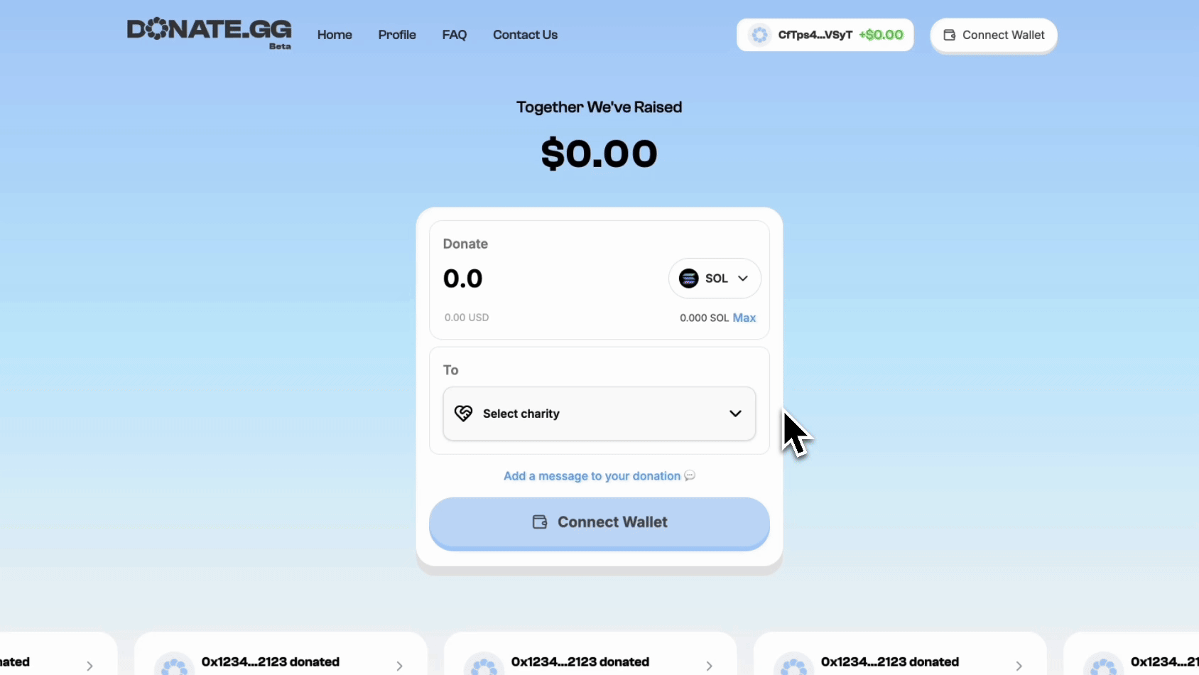 Connect Wallet